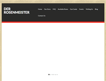 Tablet Screenshot of derrosenmeister.com